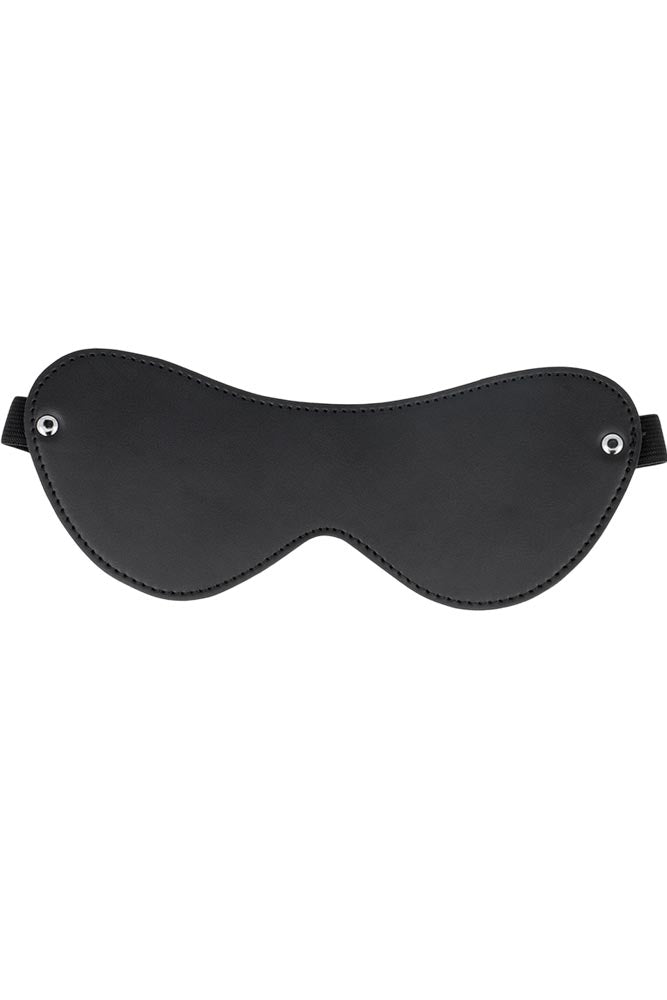 Leatherette Bandage Mask Black D-240893