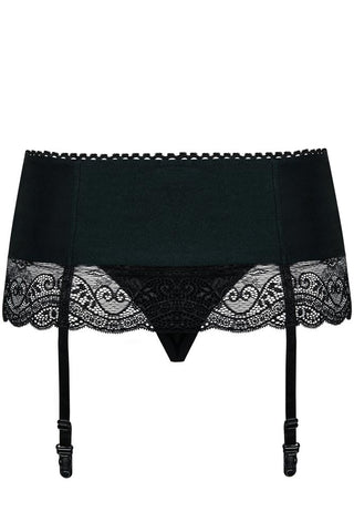 Γυναικεία ζαρτιέρα Obsessive Miamor Garter belt Μαύρη OB9813