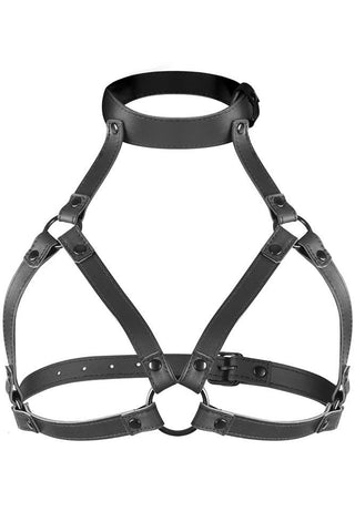 Σουτιέν Fetish Harness Bra Μαύρο D-237017