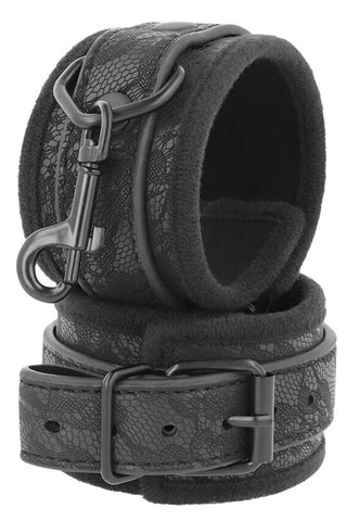 Χειροπέδες Vegan Leather Handcuffs Μαύρες D-226723