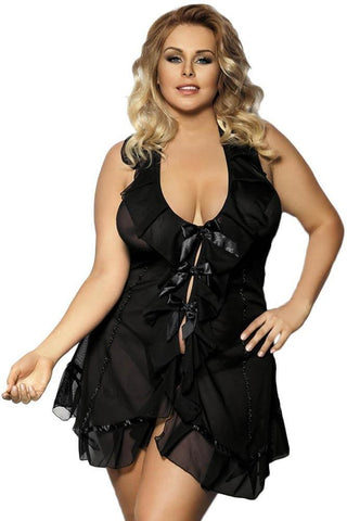 Anais - PLUS SIZE Babydoll - AS Acre AS10001 - E-string.gr