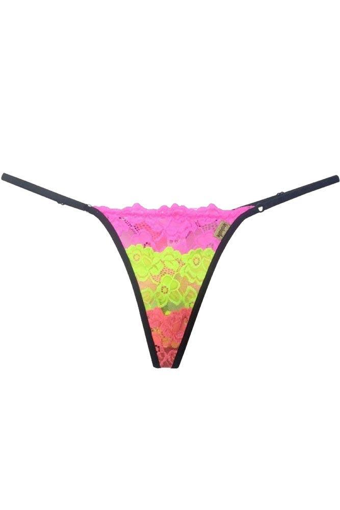 Sensualle Lingerie - Γυναικείο εσώρουχο - Sensualle Trinca Neon Colors Πολύχρωμο SL0841 - E-string.gr