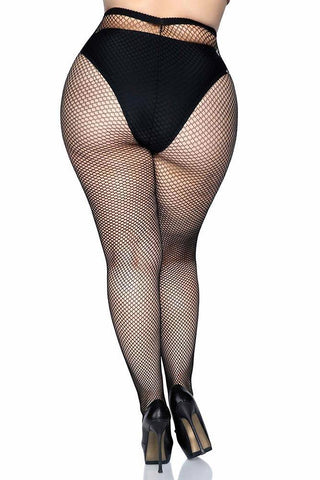 Leg Avenue - Καλσόν δίχτυ σε Μαύρο χρώμα - LG9001Q-Black - E-string.gr