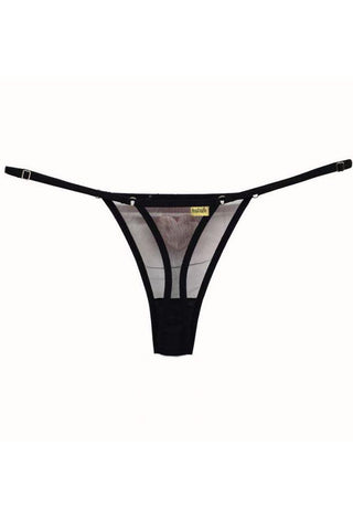 Sensualle Lingerie - Γυναικείο εσώρουχο - Sensualle Nada Demais Black SL0656 - E-string.gr