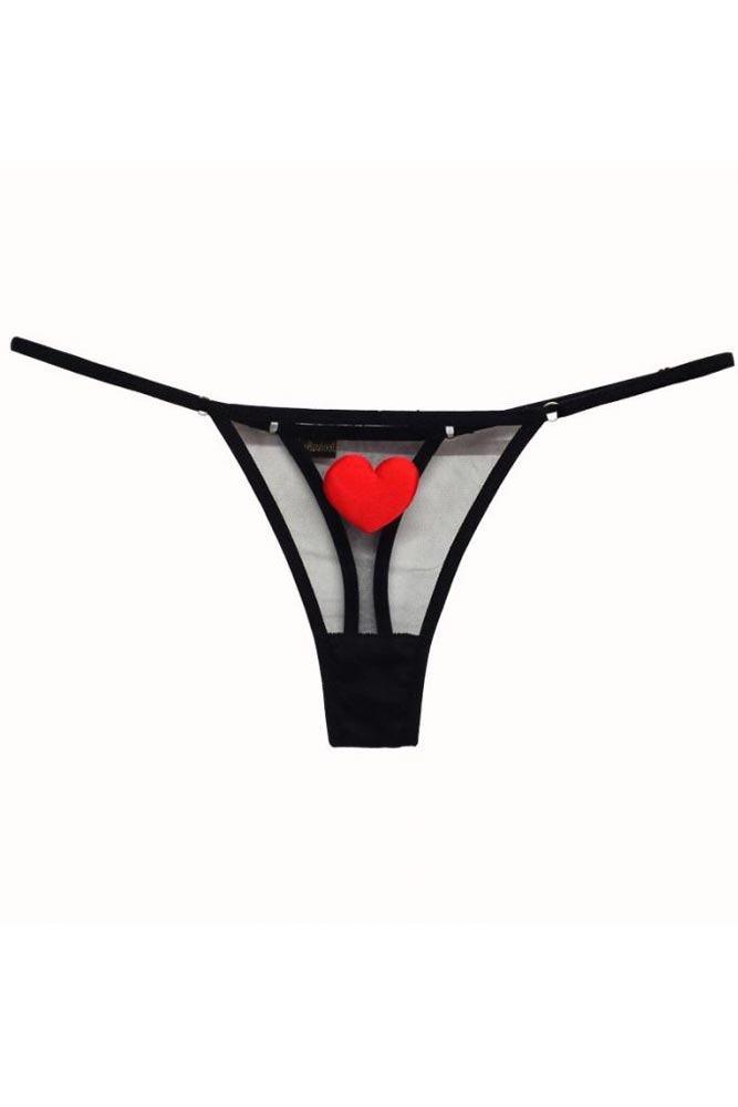 Sensualle Lingerie - Γυναικείο εσώρουχο - Sensualle Nada Demais Black SL0656 - E-string.gr