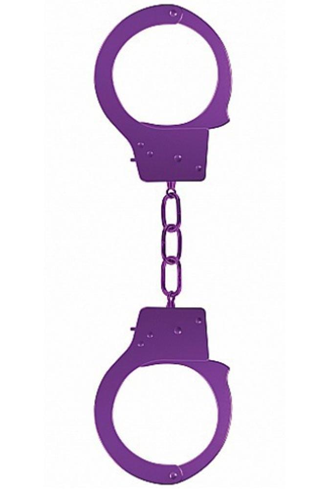 Ouch! - Χειροπέδες - Metal Biginners Handcuffs Μωβ S4F03408 - E-string.gr