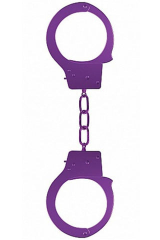 Ouch! - Χειροπέδες - Metal Biginners Handcuffs Μωβ S4F03408 - E-string.gr