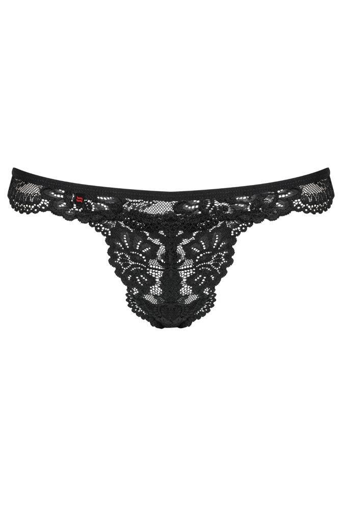 Obsessive - Εσώρουχο τριγωνάκι - Obsessive 810 thong Μαύρο OB3598 - E-string.gr