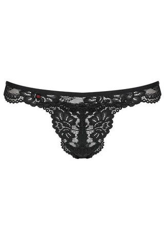 Obsessive - Εσώρουχο τριγωνάκι - Obsessive 810 thong Μαύρο OB3598 - E-string.gr